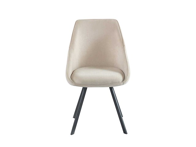 Set van 6 eetkamerstoel kuip beige - afbeelding 5 van  6