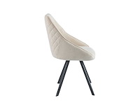Set van 6 eetkamerstoel kuip beige - afbeelding 6 van  6