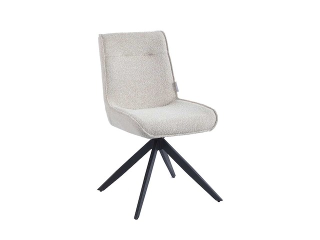 Set van 6 eetkamerstoel kuip beige - afbeelding 3 van  6