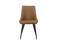 Set van 6 eetkamerstoel kuip cognac - afbeelding 5 van  6
