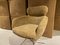 Set van 6 eetkamerstoelen aj living, donny, zand - afbeelding 2 van  7