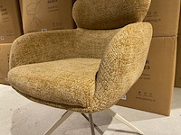 Set van 6 eetkamerstoelen aj living, donny, zand - afbeelding 3 van  7