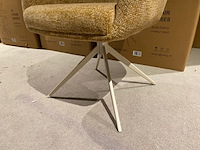 Set van 6 eetkamerstoelen aj living, donny, zand - afbeelding 4 van  7