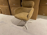 Set van 6 eetkamerstoelen aj living, donny, zand - afbeelding 1 van  3