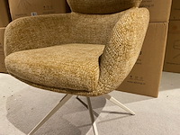 Set van 6 eetkamerstoelen aj living, donny, zand - afbeelding 3 van  3