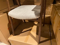 Set van 6 eetkamerstoelen aj living, fred, zand - afbeelding 3 van  5
