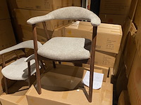 Set van 6 eetkamerstoelen aj living, fred, zand - afbeelding 4 van  5
