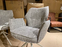 Set van 6 eetkamerstoelen aj living, salsa, taupe - afbeelding 4 van  4