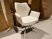 Set van 6 eetkamerstoelen, aj living, salsa, zand - afbeelding 1 van  4