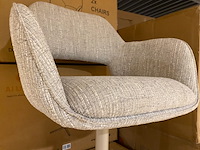 Set van 6 eetkamerstoelen aj living, wiep, grijs - afbeelding 5 van  5