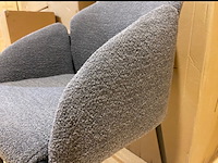 Set van 6 eetkamerstoelen, grijs - afbeelding 3 van  3