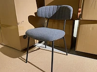 Set van 6 eetkamerstoelen, grijs - afbeelding 5 van  5