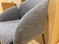Set van 6 eetkamerstoelen, grijs - afbeelding 5 van  5