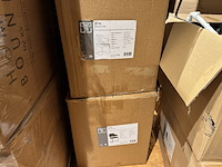 Set van 6 eetkamerstoelen, groen/moss microvezelstof, metalen onderstel - afbeelding 5 van  5