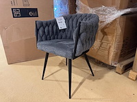 Set van 6 eetkamerstoelen home bound by ky, cleo, antraciet - afbeelding 1 van  3