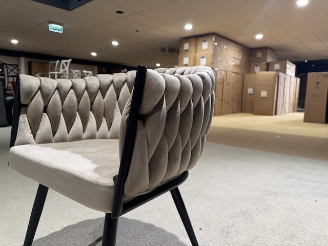 Set van 6 eetkamerstoelen, home bound by ky, cleo, beige - afbeelding 3 van  5