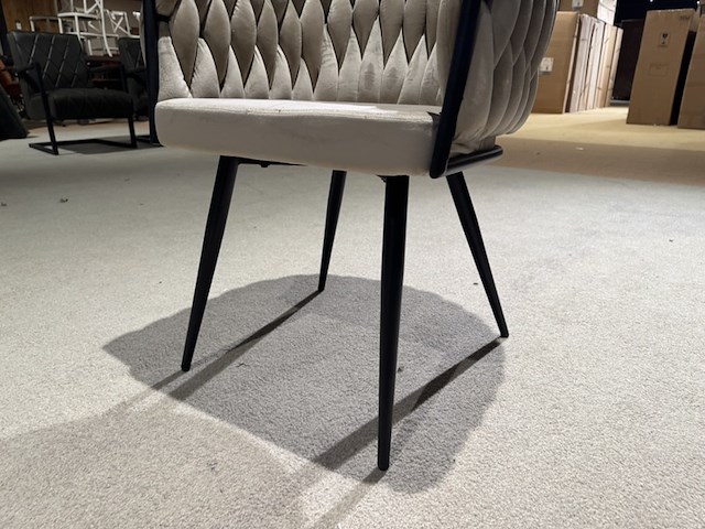 Set van 6 eetkamerstoelen, home bound by ky, cleo, beige - afbeelding 4 van  5