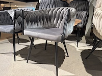 Set van 6 eetkamerstoelen, home bound by ky, cleo, taupe - afbeelding 1 van  5