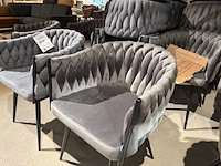 Set van 6 eetkamerstoelen, home bound by ky, cleo, taupe - afbeelding 4 van  5