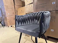 Set van 6 eetkamerstoelen home bound by ky, cleo, taupe - afbeelding 3 van  4