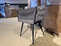 Set van 6 eetkamerstoelen home bound by ky, cleo, taupe - afbeelding 1 van  4