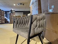 Set van 6 eetkamerstoelen home bound by ky, cleo, taupe - afbeelding 2 van  4