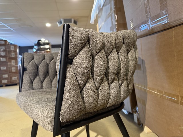 Set van 6 eetkamerstoelen home bound by ky, cleo, taupe - afbeelding 3 van  4