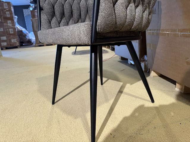 Set van 6 eetkamerstoelen home bound by ky, cleo, taupe - afbeelding 4 van  4