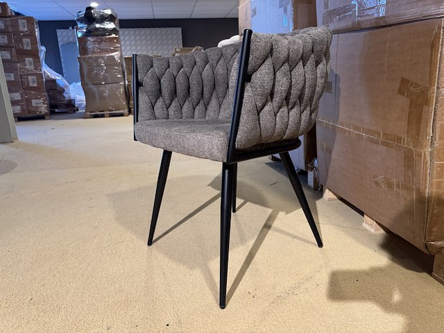 Set van 6 eetkamerstoelen home bound by ky, cleo, taupe - afbeelding 1 van  3