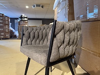 Set van 6 eetkamerstoelen home bound by ky, cleo, taupe - afbeelding 2 van  3