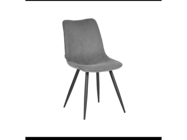 Set van 6 eetkamerstoelen label51, jort, donker grijs - afbeelding 1 van  1