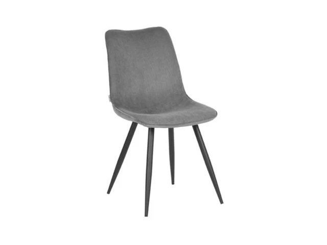 Set van 6 eetkamerstoelen label51, jort, donker grijs - afbeelding 1 van  2