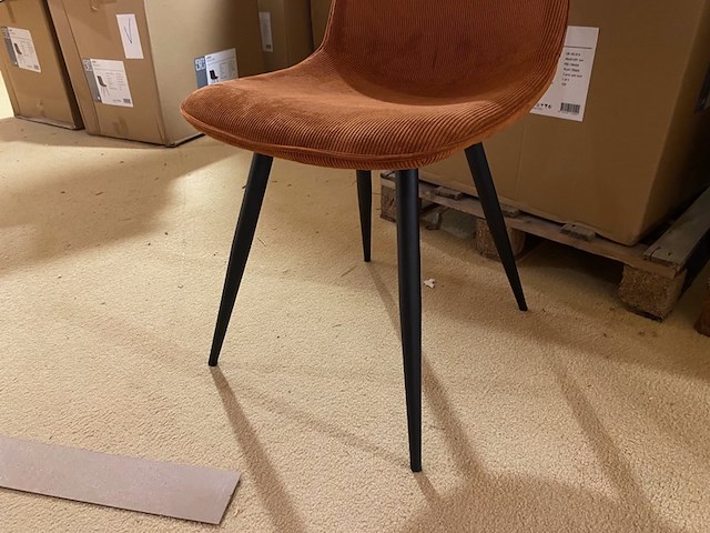 Set van 6 eetkamerstoelen label51, jort, rust - afbeelding 3 van  4