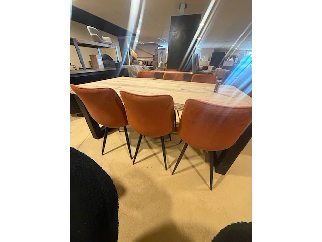 Set van 6 eetkamerstoelen label51, jort, rust - afbeelding 4 van  6