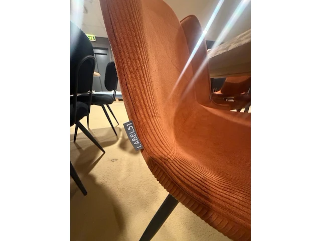 Set van 6 eetkamerstoelen label51, jort, rust - afbeelding 5 van  6