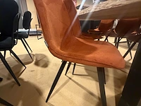 Set van 6 eetkamerstoelen label51, jort, rust - afbeelding 6 van  6