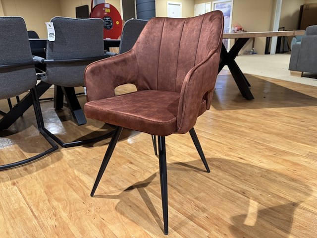 Set van 6 eetkamerstoelen, label51, noud, rust - afbeelding 1 van  5