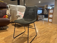 Set van 6 eetkamerstoelen, label51, slim, army - afbeelding 1 van  5