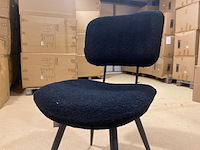 Set van 6 eetkamerstoelen label51, ted, zwart - afbeelding 4 van  4