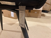 Set van 6 eetkamerstoelen label51, ted, zwart - afbeelding 5 van  5