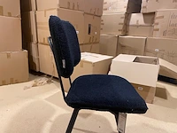 Set van 6 eetkamerstoelen label51, ted, zwart - afbeelding 4 van  4