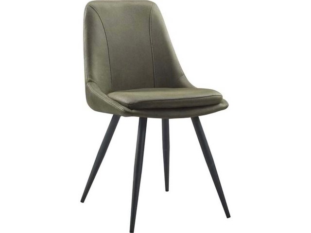 Set van 6 eetkamerstoelen, vinovo, army - afbeelding 1 van  3
