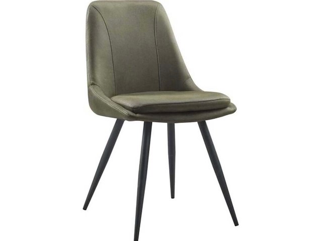 Set van 6 eetkamerstoelen, vinovo, army - afbeelding 1 van  3