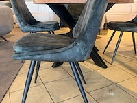 Set van 6 eetkamerstoelen, vinovo, army - afbeelding 2 van  5