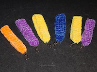 Set van 6 handgemaakte wristlets - afbeelding 3 van  3