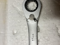 Set van 6 steekring sleutels, ring met ratel voor maten zie foto 5 een product van amwitt tools professioneel - afbeelding 2 van  11