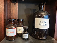 Set vintage apothekerspotten - afbeelding 4 van  5