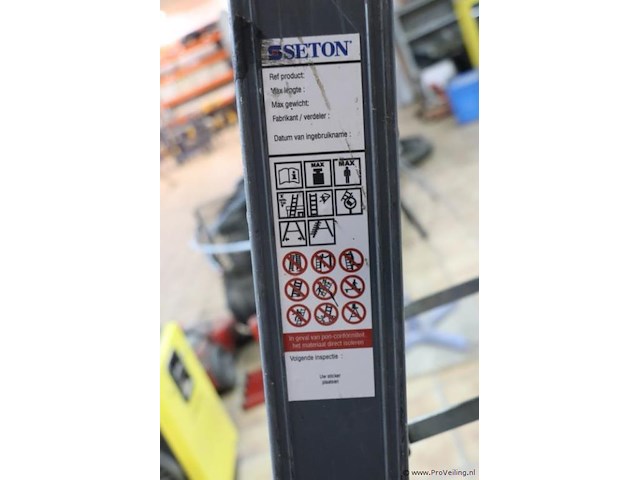 Seton dubbelzijdige trapladder - afbeelding 5 van  5