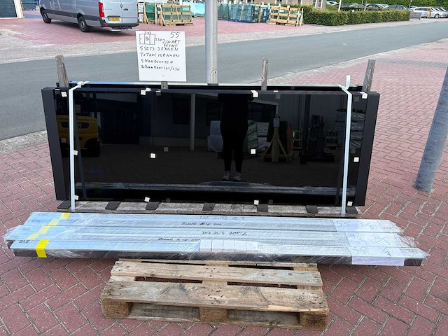 Sets glaspanelen - 82 cm x 230 cm getint glas (5x3) - afbeelding 6 van  11