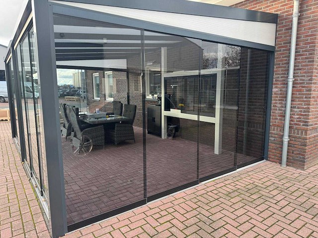 Sets glaspanelen - 86 cm x 230 cm getint glas (4x3) - afbeelding 1 van  10